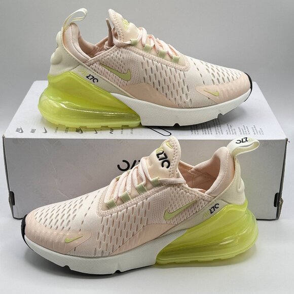 Nike Shoes - Women Nike Air Max 270 Guava Ice Life Lime Sail Black  AH6789-802 Multi Sizes
